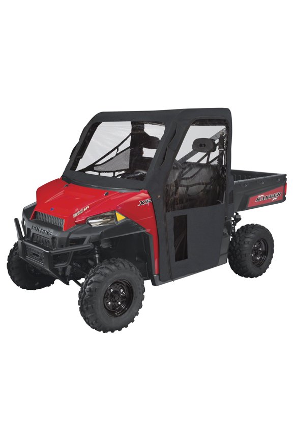 QuadGear UTV Cab Enclosure, Fits Polaris Ranger 900 XP (2015 models and older), Black