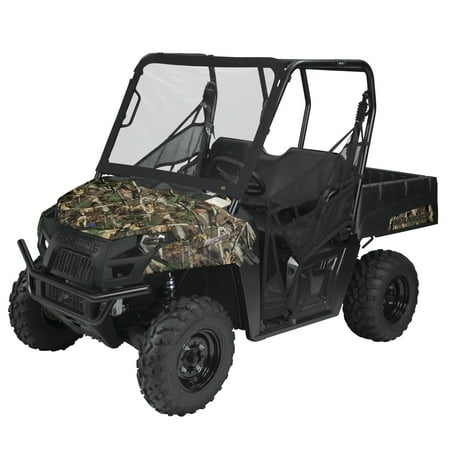 Classic Accessories QuadGear UTV Front Windshield, Fits Yamaha Rhino (2015 models and older), Black