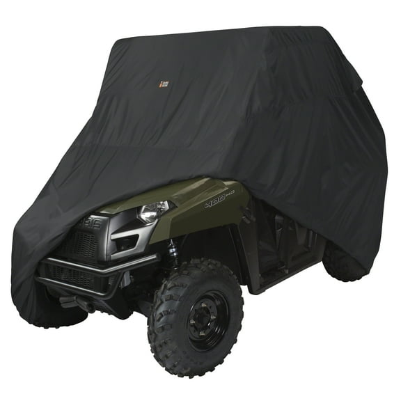 Classic Accessories QuadGear UTV Storage Cover, Fits UTVs up to 125"L x 64"W x 70"H, x-large, Black