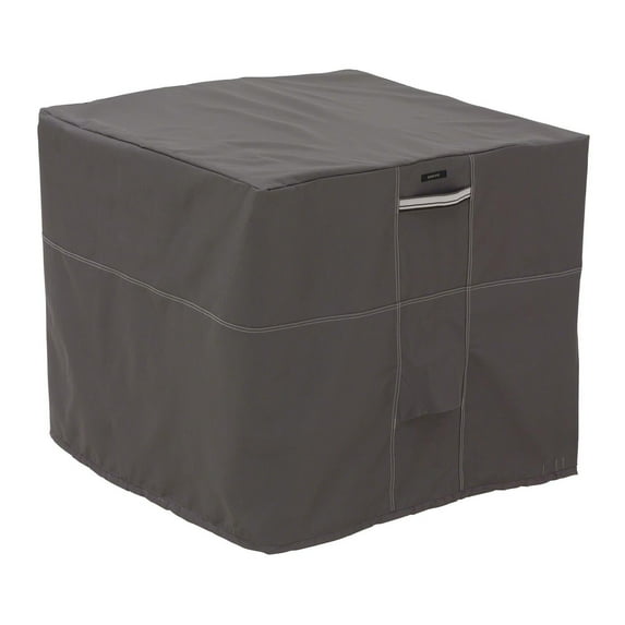 Classic Accessories Ravenna Air Conditioner Cover, Square-Color:Taupe,Shape:Square