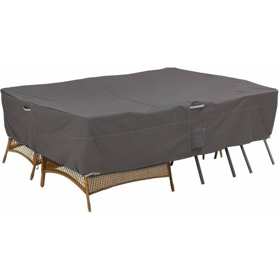 Classic Accessories Ravenna® General Purpose Patio Furniture Cover - Premium Outdoor Furniture Cover with Water Resistant Fabric, Large (55-457-015101-EC)