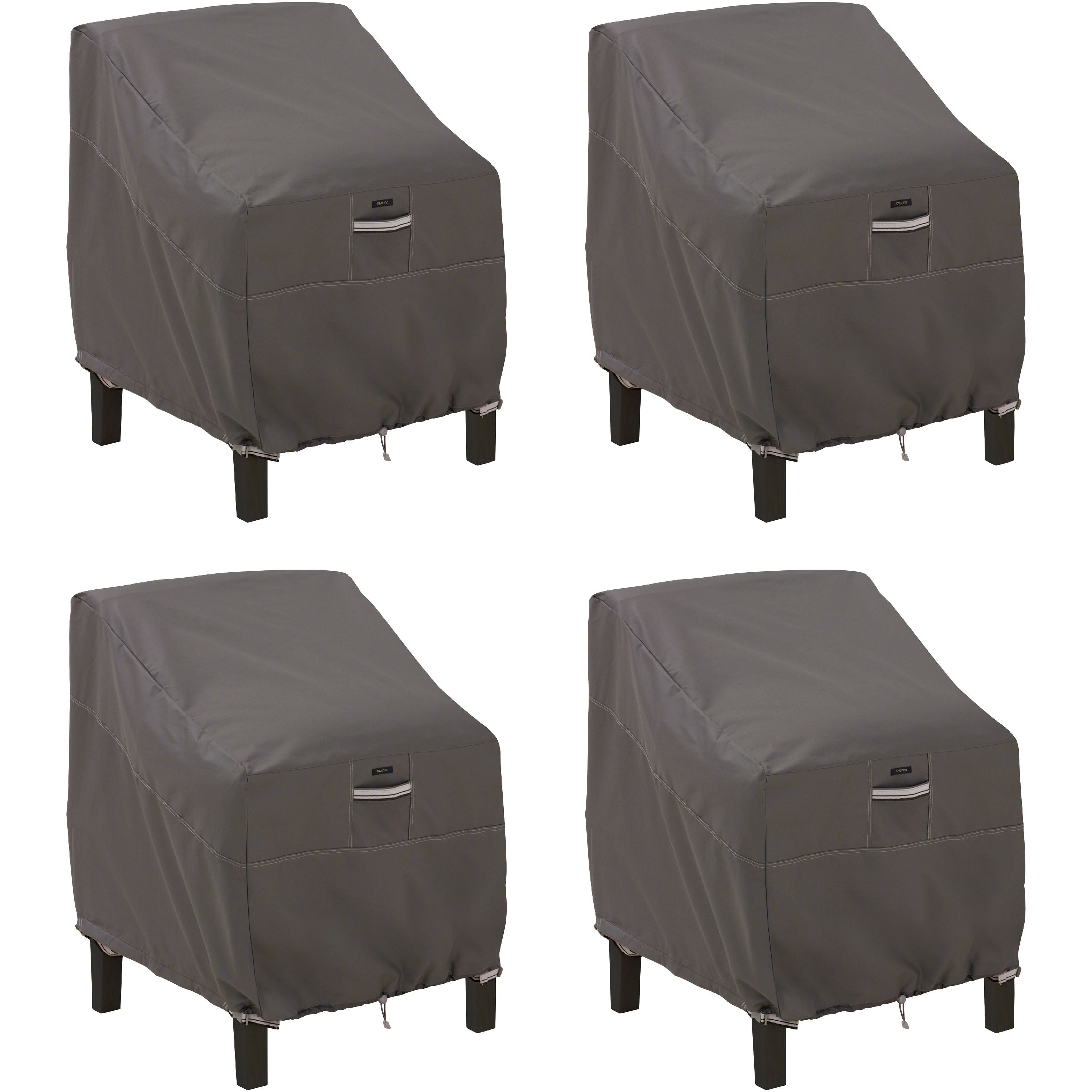 Classic Accessories Ravenna Lounge Chair Furniture Storage Cover For Hampton Bay Spring Haven Wicker Patio Lounge Chairs 4 Pack Bundle Walmart