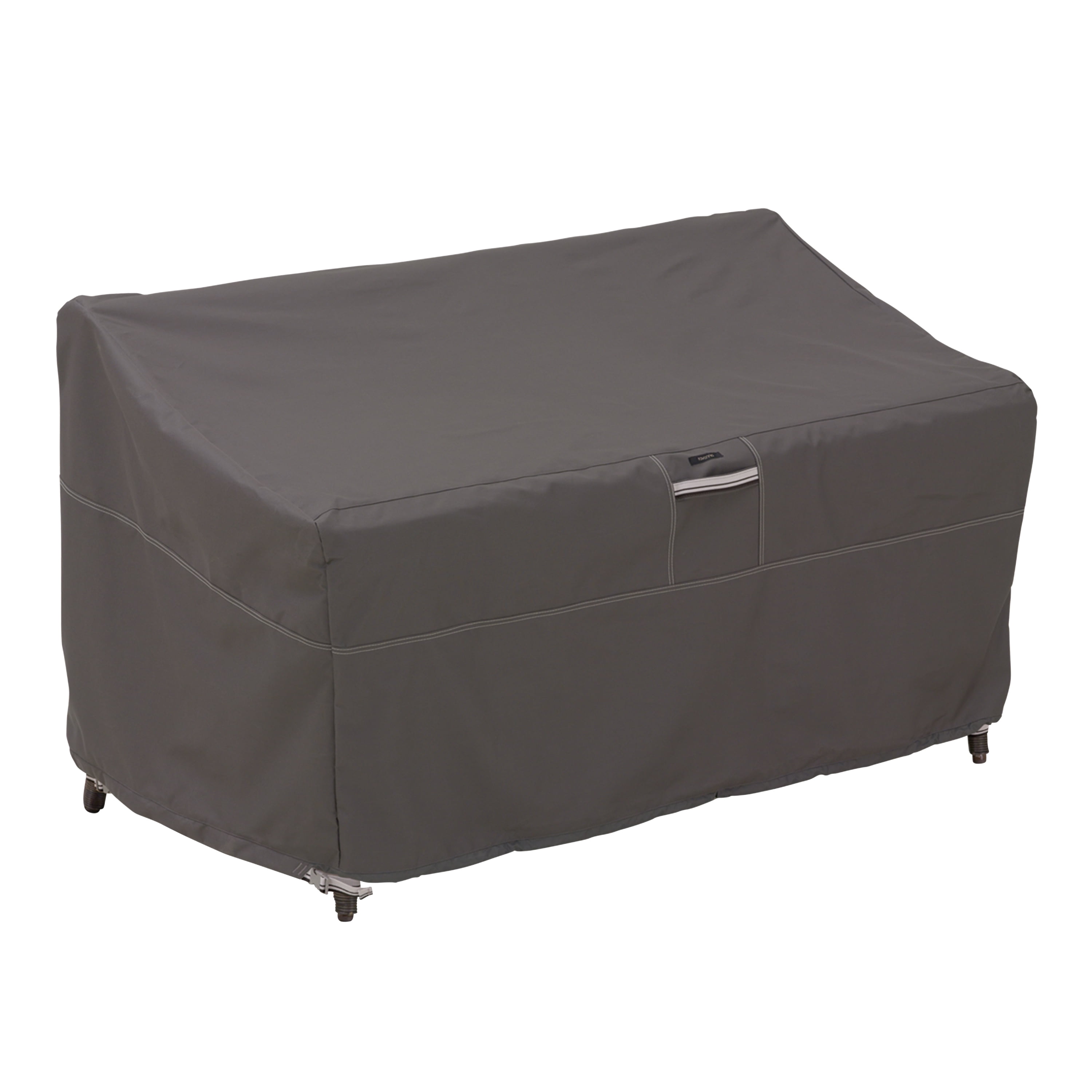 Dark Taupe Water-Resistant Outdoor Loveseat Cover