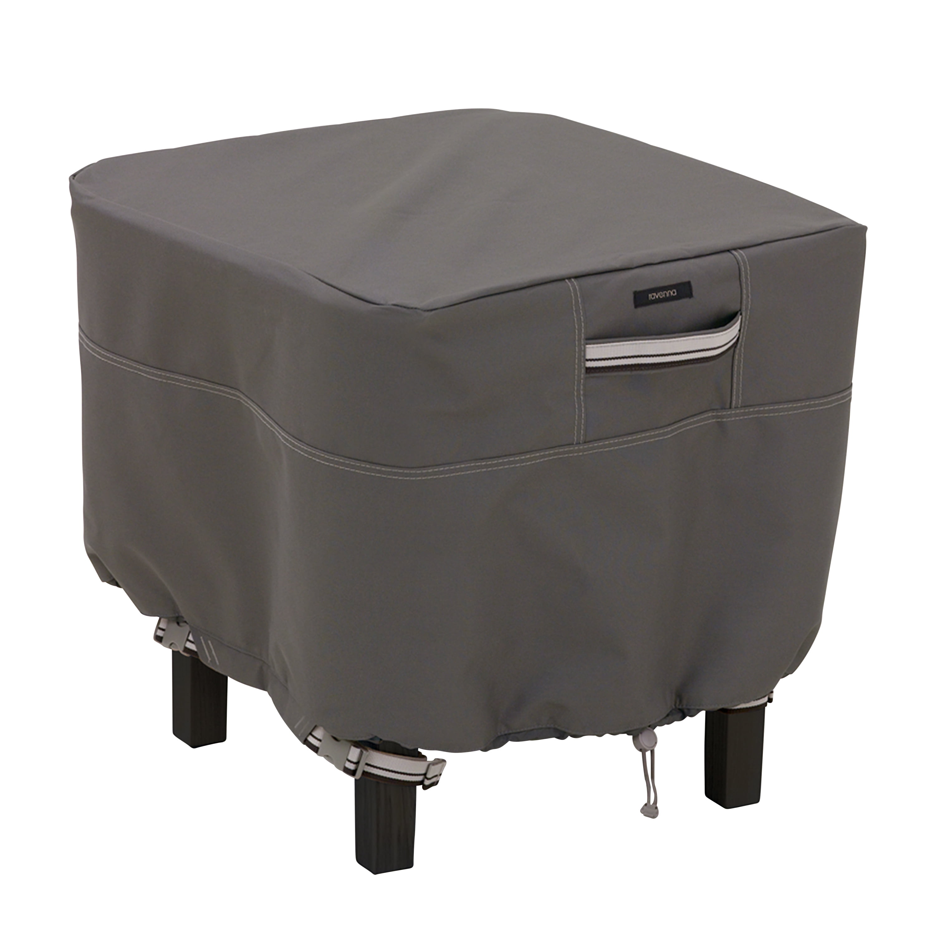 Classic Accessories Ravenna® Square Patio Ottoman/Table Cover - Premium ...