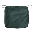 thumbnail image 1 of Classic Accessories Ravenna® Square Patio Seat Cushion Slip Cover - Durable Outdoor Cushion, Mallard Green, 21"L x 21"W x 3"Thick, 1 of 16