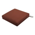 thumbnail image 1 of Classic Accessories Ravenna® Square Patio Seat Cushion Slip Cover & Foam - Durable Outdoor Cushion, Spice, 23"W x 23"D x 5"Thick, 1 of 22