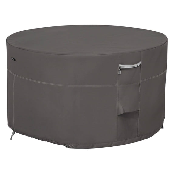 Classic Accessories Ravenna Water-Resistant 42 Inch Round Fire Pit Table Cover