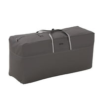 Classic Accessories Ravenna Water-Resistant 45.5 Inch Patio Cushion and Cover Storage Bag