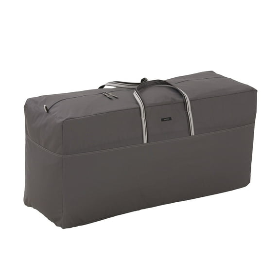 Classic Accessories Ravenna Water-Resistant 45.5 Inch Patio Cushion and Cover Storage Bag