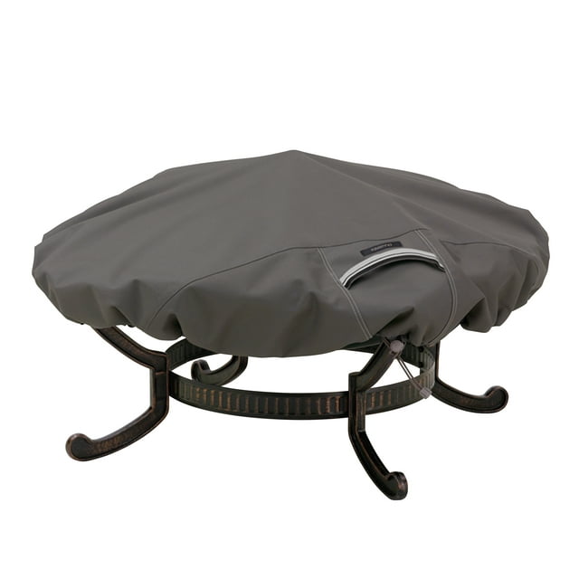 Classic Accessories Ravenna Water-Resistant 60 Inch Round Fire Pit Cover