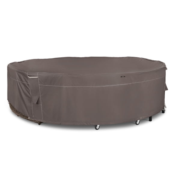 Classic Accessories Ravenna Water-Resistant General Purpose and Conversation Set Cover, 128 x 30 Inch