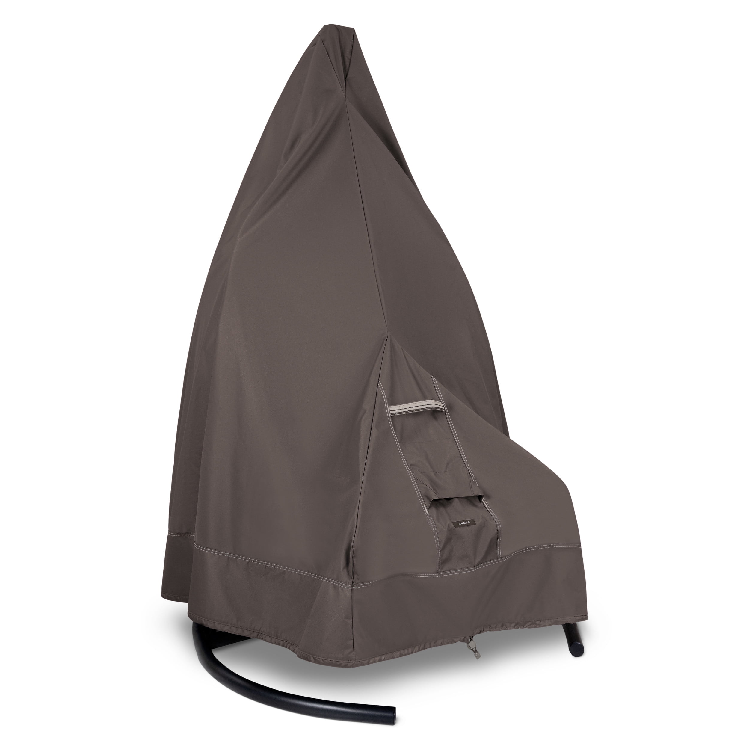 Dark Taupe Water-Resistant Hanging Chaise Lounge Cover