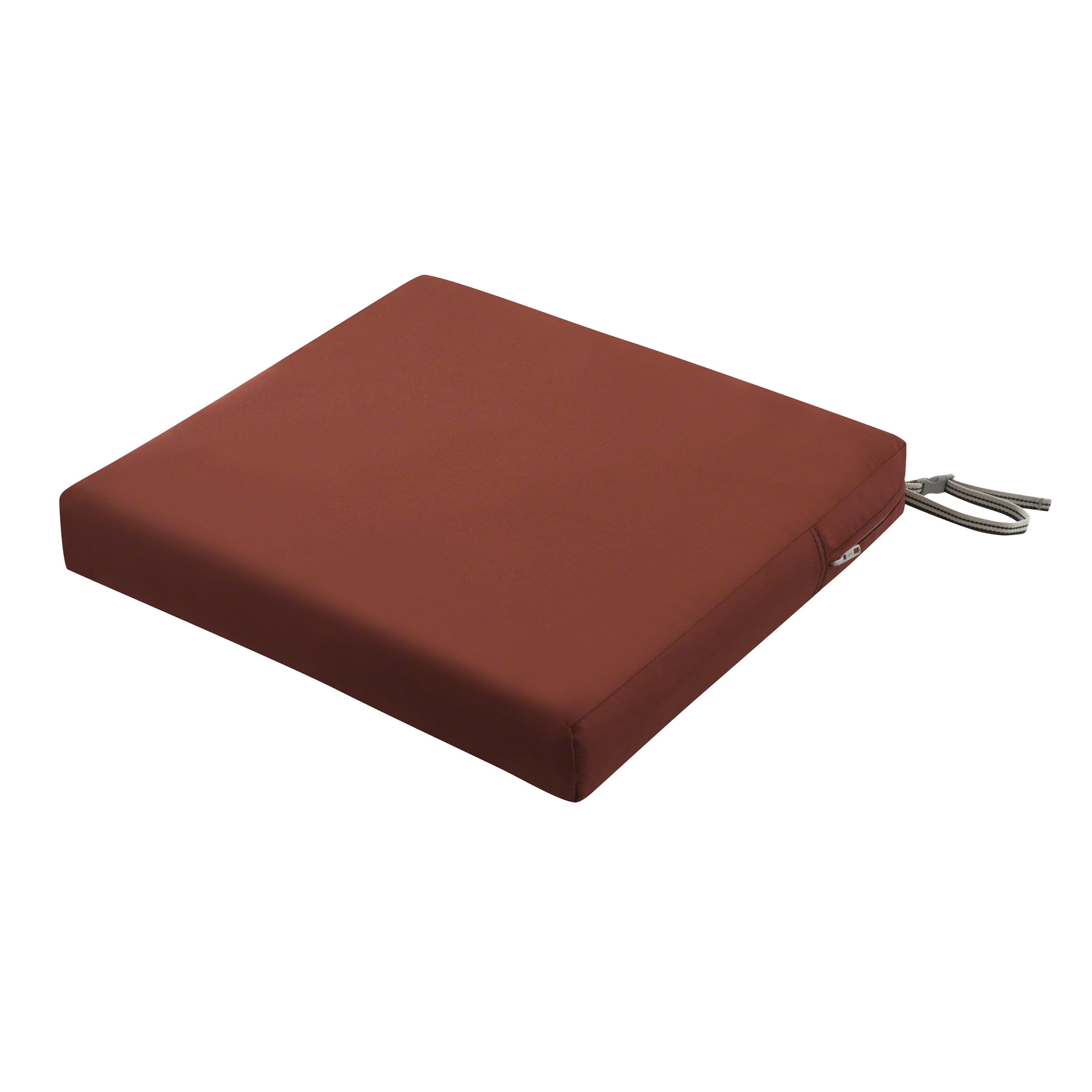 Spice Square 21" Patio Chair Cushion with Water-Repellent Fabric