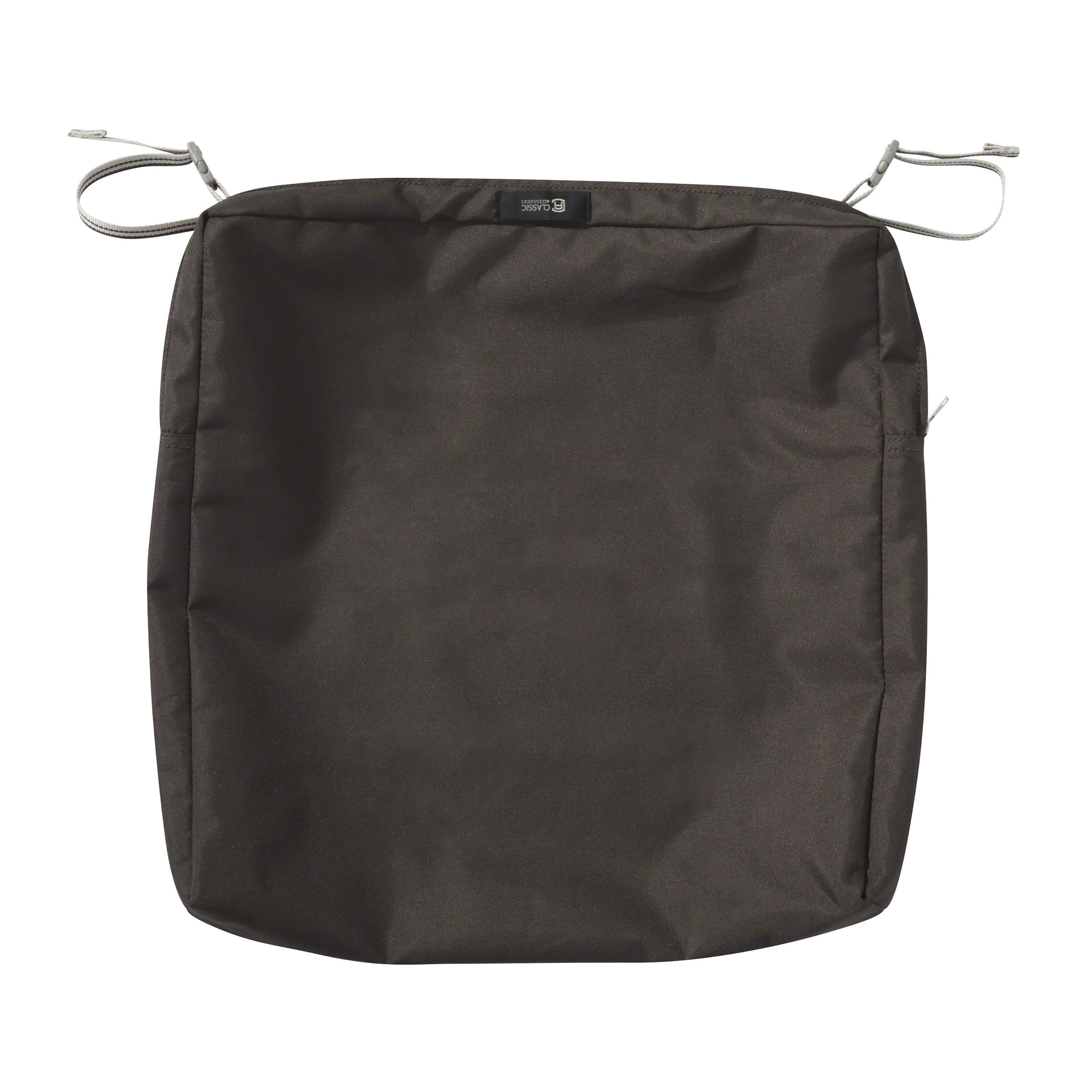 Espresso Water-Resistant Polyester Patio Seat Cushion Cover, 19 x 19 x 3 inch