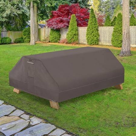 Classic Accessories Ravenna Water-Resistant Rectangle Picnic Table Cover, 72 x 57 x 33 Inch