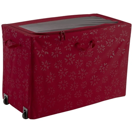 Classic Accessories Seasons All-Purpose Rolling Storage Bin - Heavy-Duty Holiday Storage