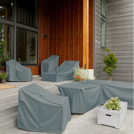Classic Accessories Storigami Weatherproof 104 Inch Outdoor Right-Facing Sectional Cover, Goat Tan