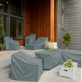thumbnail image 1 of Classic Accessories Storigami Weatherproof 104 Inch Outdoor Right-Facing Sectional Cover, Monument Grey, 1 of 12