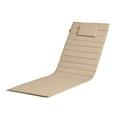 thumbnail image 1 of Classic Accessories Storigami Water-Resistant Chaise Lounge Cushion, 72 x 21 inch, Antique Beige, 1 of 9