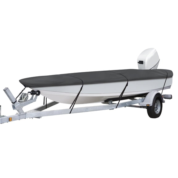 Classic Accessories StormPro Heavy-Duty Boat Cover, Fits boats 14 ft - 16 ft long x 75 in wide