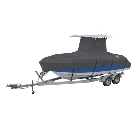 Classic Accessories StormPro Heavy-Duty T-Top Boat Cover, Fits boats 22 ft - 24 ft long x 116 in wide