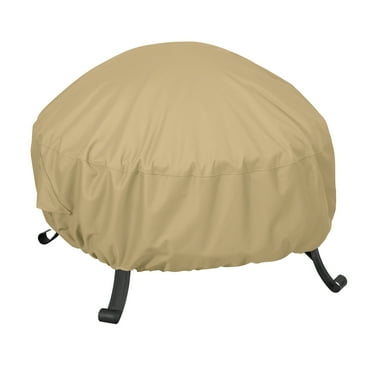 Classic Accessories Terrazzo® Full Coverage Round Fire Pit Cover - All Weather Protection Outdoor Cover, Small (59902-EC)