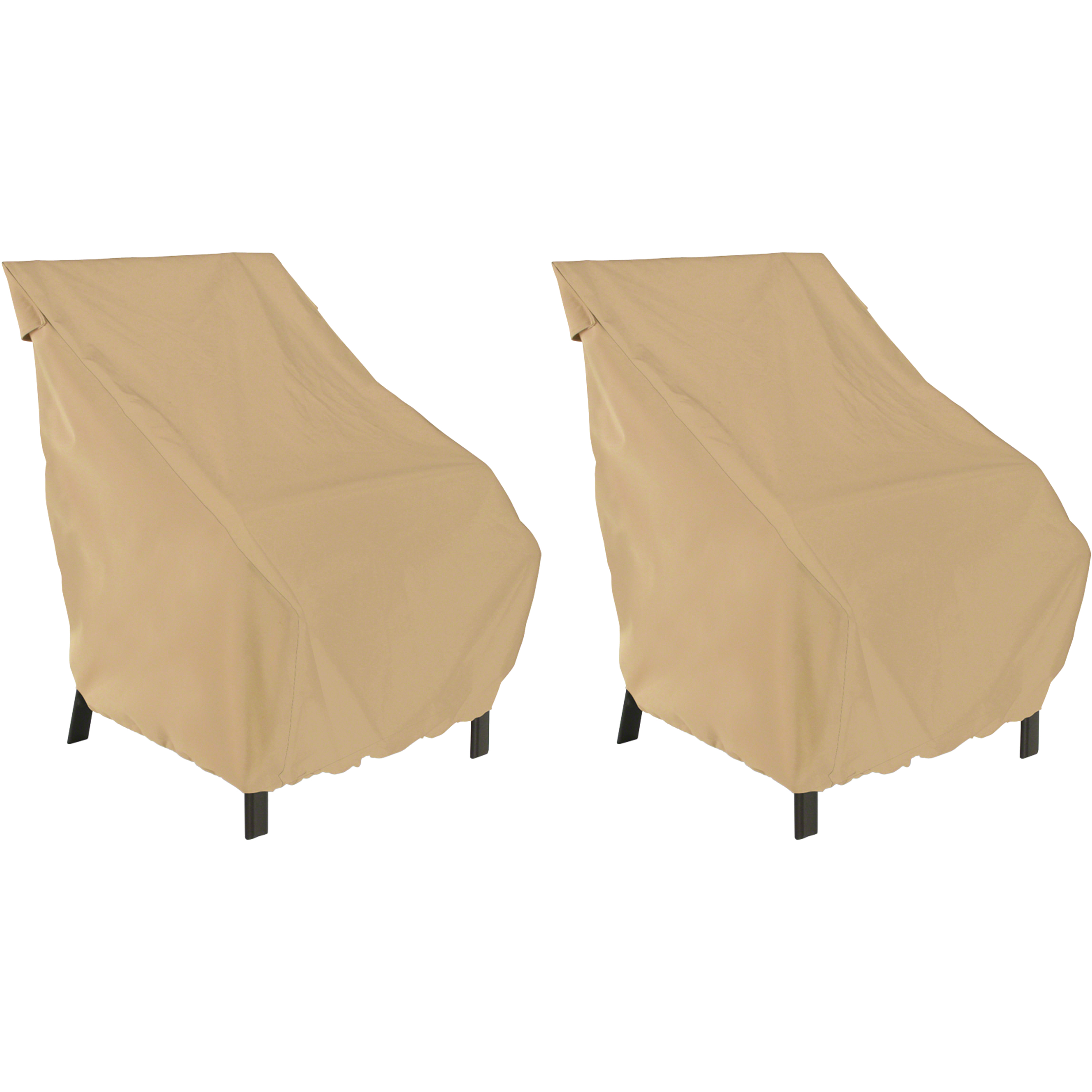 Classic Accessories Terrazzo High Back Patio Chair Cover 2Pack Bundle