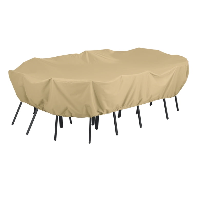 classic accessories terrazzo patio umbrella furniture storage cover 58202-EC Round Table the Terrazzo Standard Backrest Chair Cover offers medium weight protection for peace of mind and beautiful furniture Classic Accessories Terrazzo Standard Patio