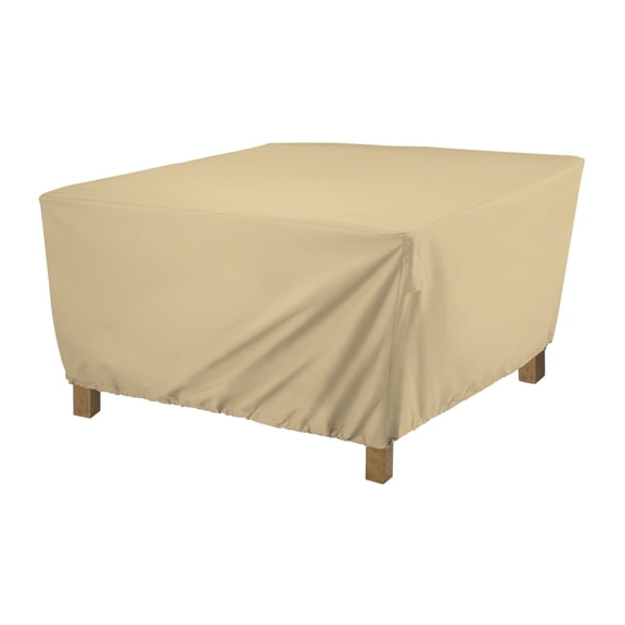 Classic Accessories Terrazzo Water-Resistant 26 Inch Square Ottoman/Coffee Table Cover