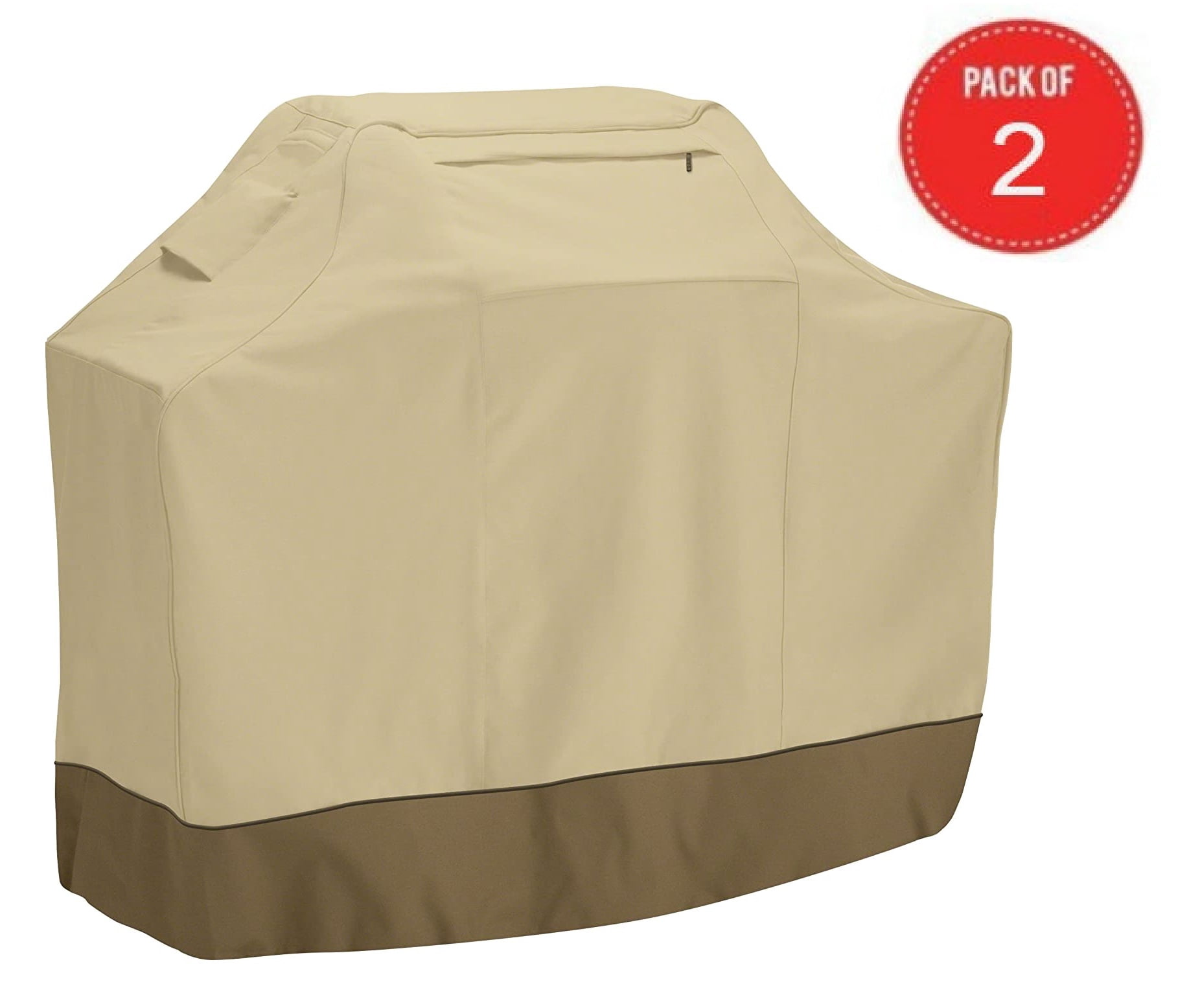 Classic Accessories Veranda Grill Cover - Durable BBQ Cover with Heavy-Duty Water-Resistant Fabric, Small, 44-inch ( Pack of 2 )