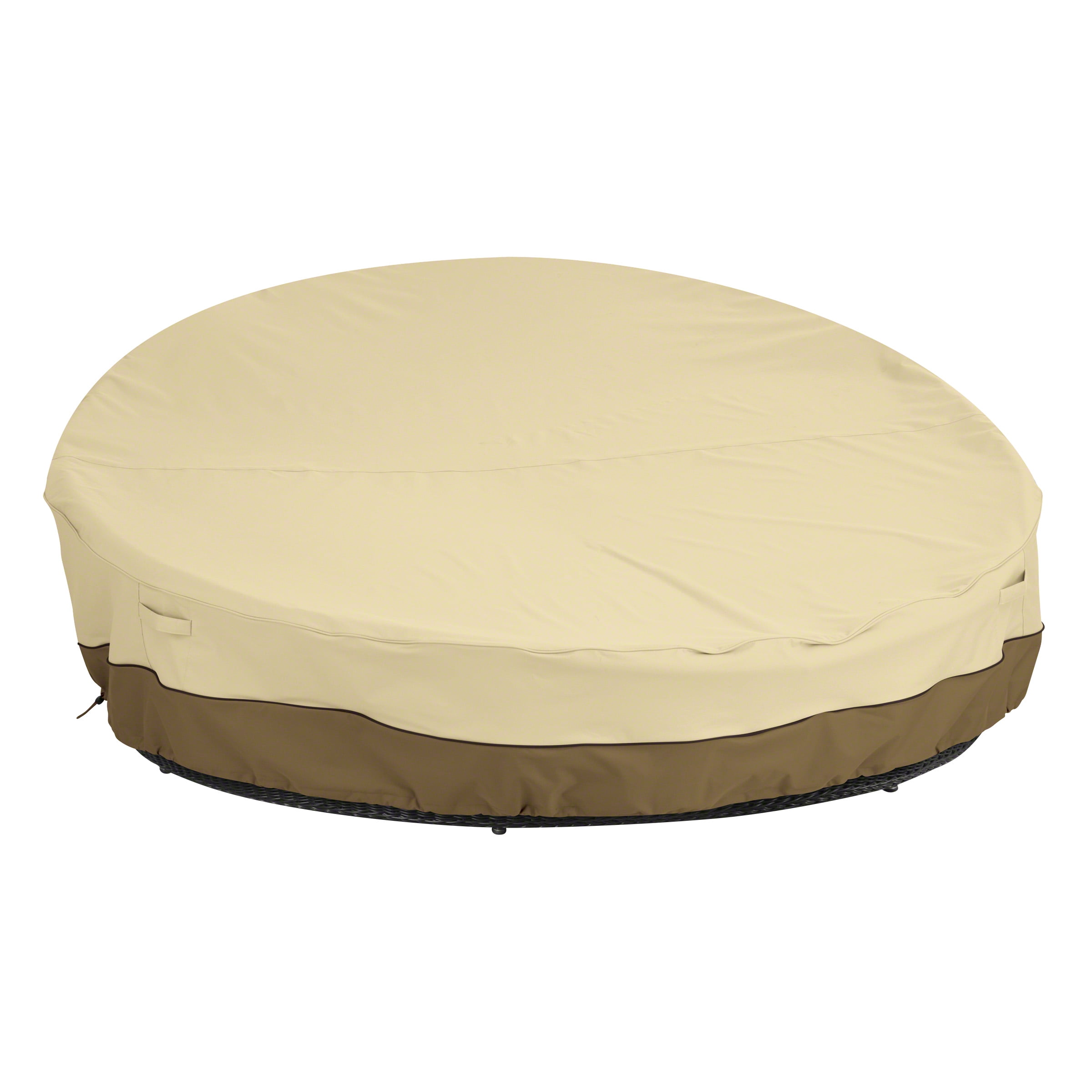 Classic Accessories Veranda Round Outdoor Daybed Cover - Durable and Water Resistant Outdoor Furniture Cover (55-872-031501-00)