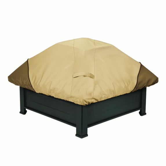 Classic Accessories Veranda Square Fire Pit Patio Storage Cover, fits up to 40"W