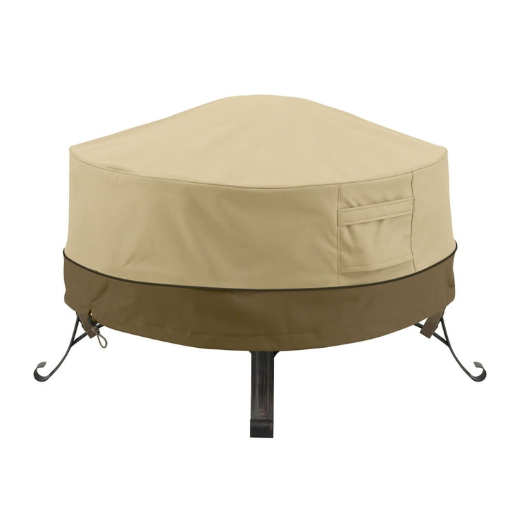 Classic Accessories Veranda Water-Resistant 60 Inch Round Fire Pit Cover Classic Accessories Veranda Water-Resistant 60 Inch Round Fire Pit Cover
