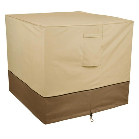 Classic Accessories Cover,Sqr. Air Conditioner,Beige 73132