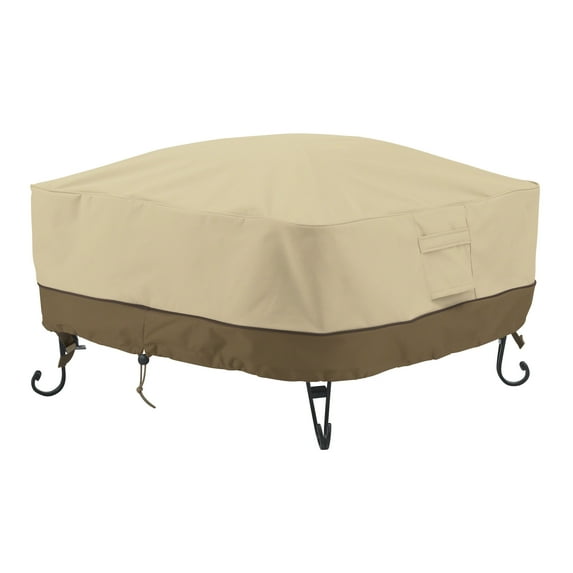 Classic Accessories Veranda Water-Resistant 36 Inch Square Fire Pit Cover