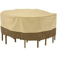 thumbnail image 1 of Classic Accessories Veranda Water-Resistant 94 Inch Round Patio Table & Chair Set Cover, 1 of 10