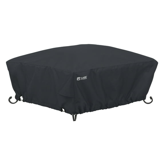 Classic Accessories Water-Resistant 30 Inch Square Fire Pit Cover