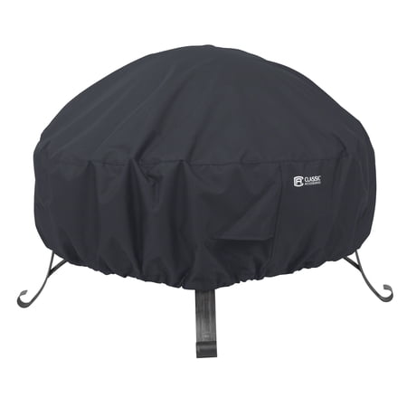 Classic Accessories Water-Resistant 36 Inch Full Coverage Round Fire Pit Cover