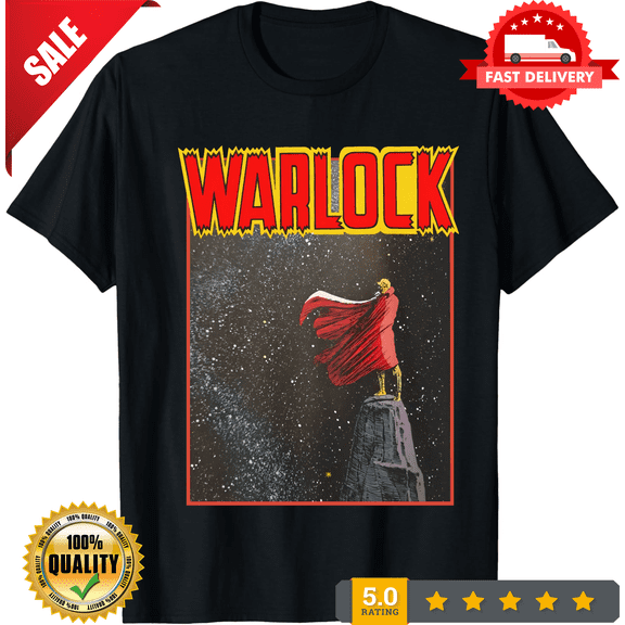 Classic Adam Warlock T-Shirt - Jim Starlin Art - Comics, LIMITED EDITION-TH64055