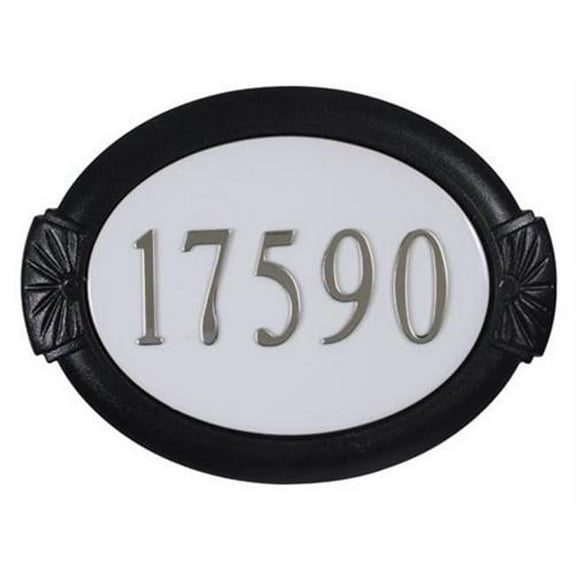 Classic Address Plaque SAP-4180-SW Classic Address Plaque-Black