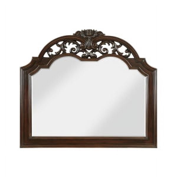 Classic Adelina Mirror with Scroll Detail and Acanthus Leaf Carvings