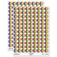 thumbnail image 1 of Classic Admit One Movie Raffle Ticket 200+ Round Stickers - Rainbow - Gloss Finish - 0.50" Size, 1 of 3
