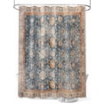 thumbnail image 1 of Classic African Shower Curtain, Medieval Retro Patterns Waterproof Shower Curtain Set with 12 Hooks Lightweight Washable Fabric Shower Curtains for Bathroom 72x72 Inches, 1 of 6