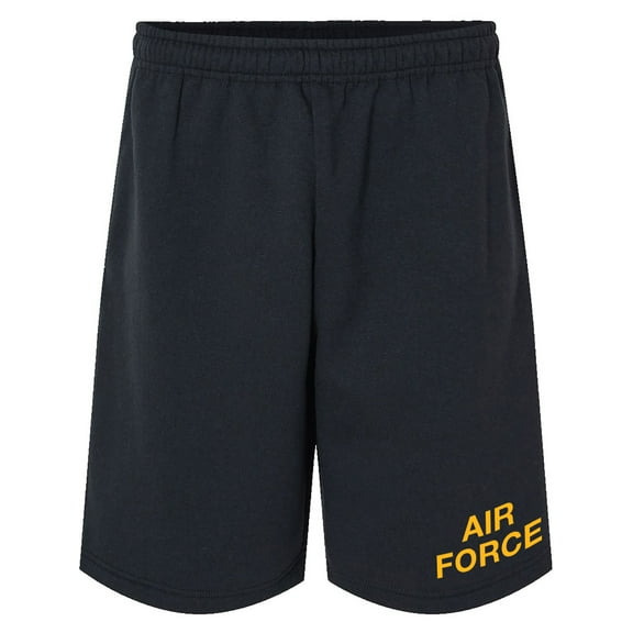 Classic "Air Force" Super-comfort sweatshorts with gold print