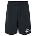 thumbnail image 1 of Classic "Air Force" Super-comfort sweatshorts with white print, 1 of 2