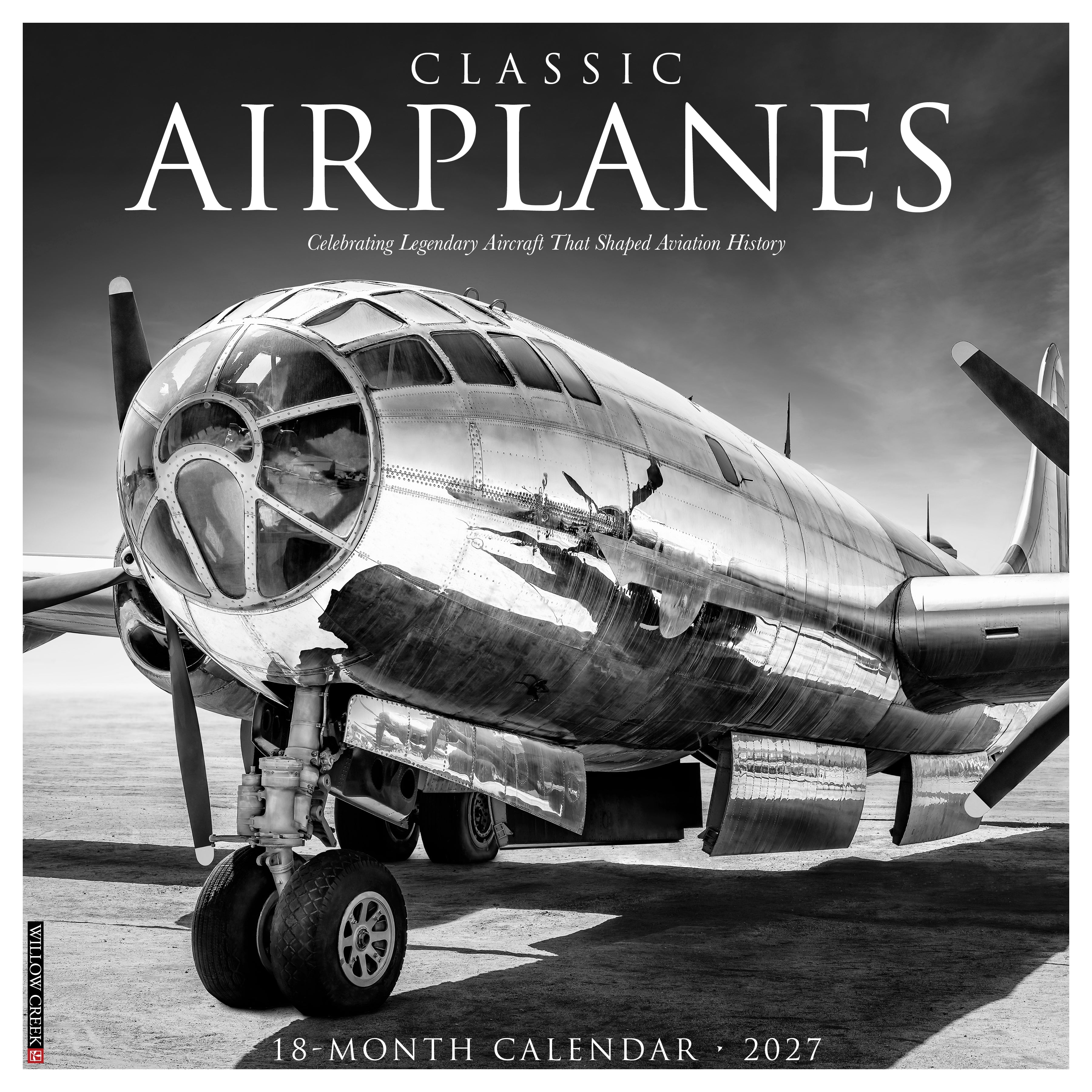 Willow Creek Press, Classic Airplanes 2027 Wall Calendar