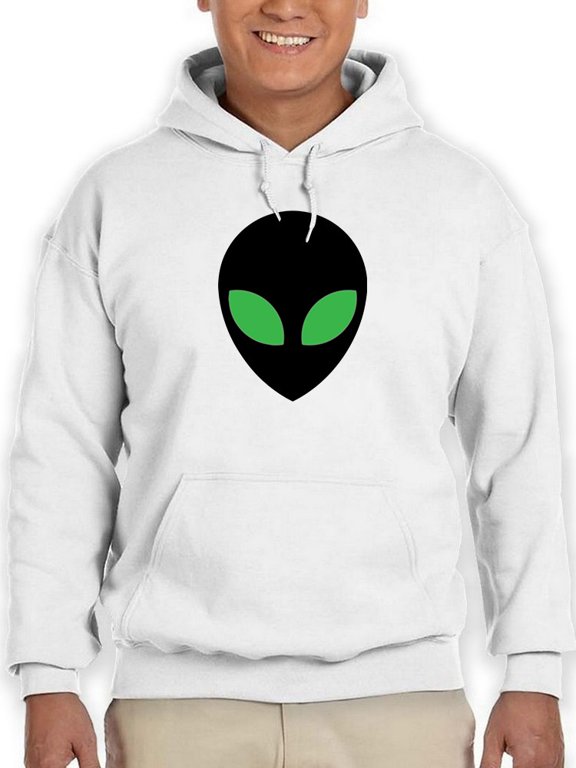 Classic Alien Head Design Hoodie Men -GoatDeals Designs, Male Small