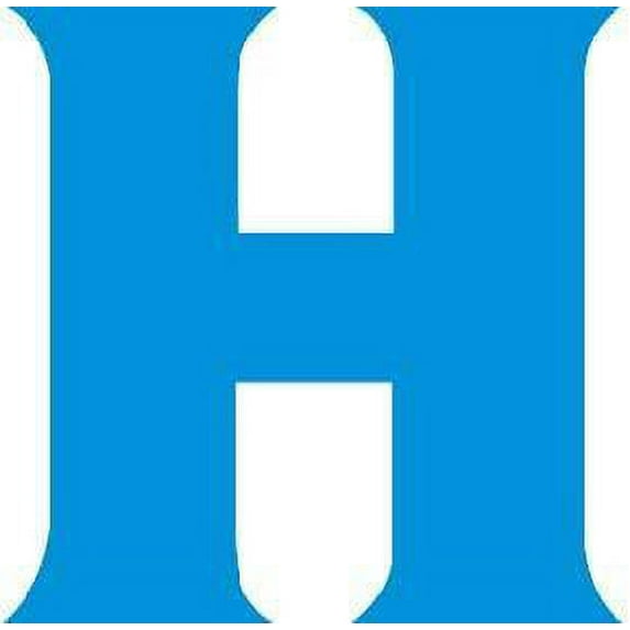 Classic Alphabetical Letter H Stock Illustration Cartoon Character Wall Art Sticker Vinyl Decals Girls Boys Children Kids Room House Wall Decor Removable Sticker Peel and Stick (30x15 inch)