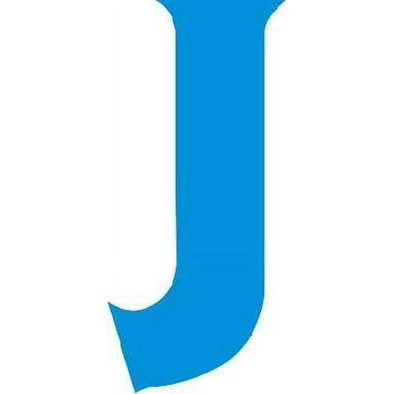 Classic Alphabetical Letter J Stock Illustration Cartoon Character Wall Art Sticker Vinyl Decals Girls Boys Children Kids Room House Wall Decor Removable Sticker Peel and Stick (30x15 inch)