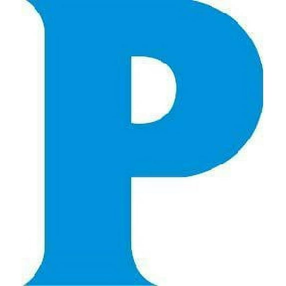 Classic Alphabetical Letter P Stock Illustration Cartoon Character Wall Art Sticker Vinyl Decals Girls Boys Children Kids Room House Wall Decor Removable Sticker Peel and Stick (20x10 inch)